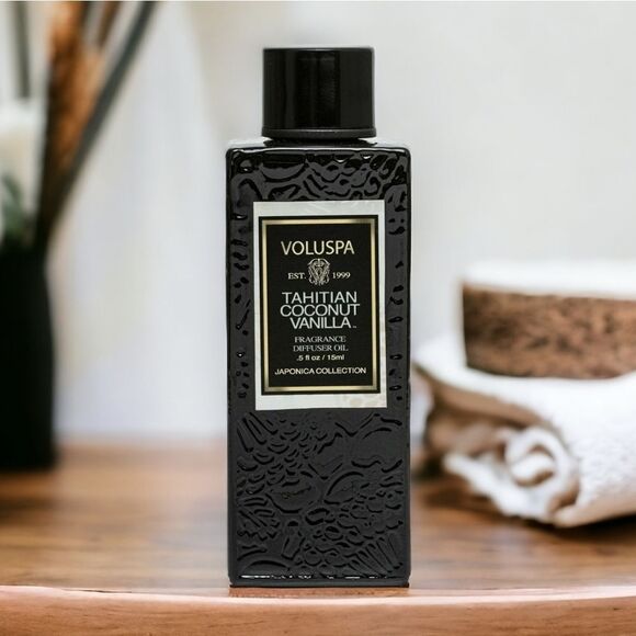 Voluspa Tahitian Coconut Vanilla Ultrasonic Diffuser Oil - Picture 1 of 7